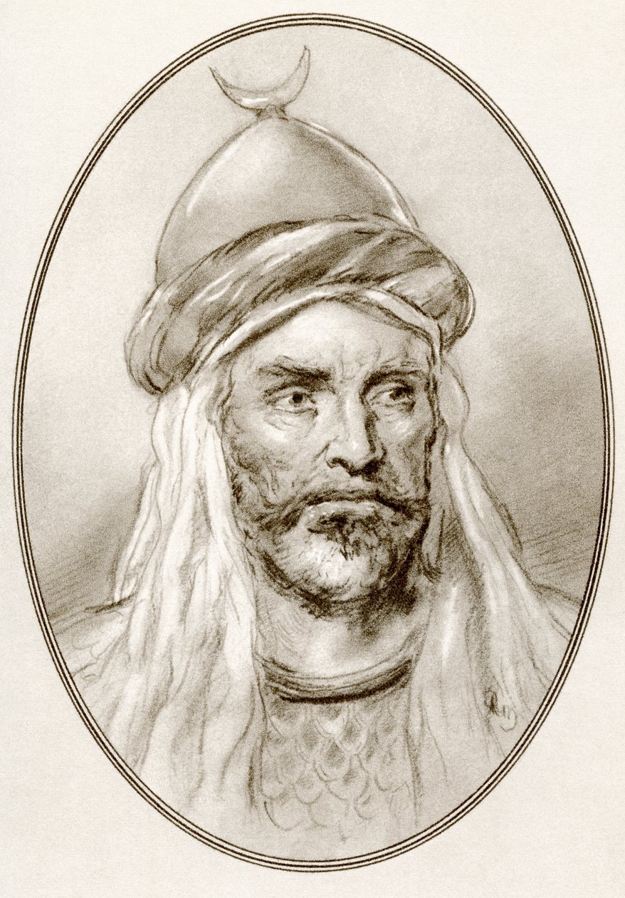 An-Nasir Salah ad-Din Yusuf ibn Ayyub，摘自《著名统治者的生平传记》。 作者 罗斯·戈登
