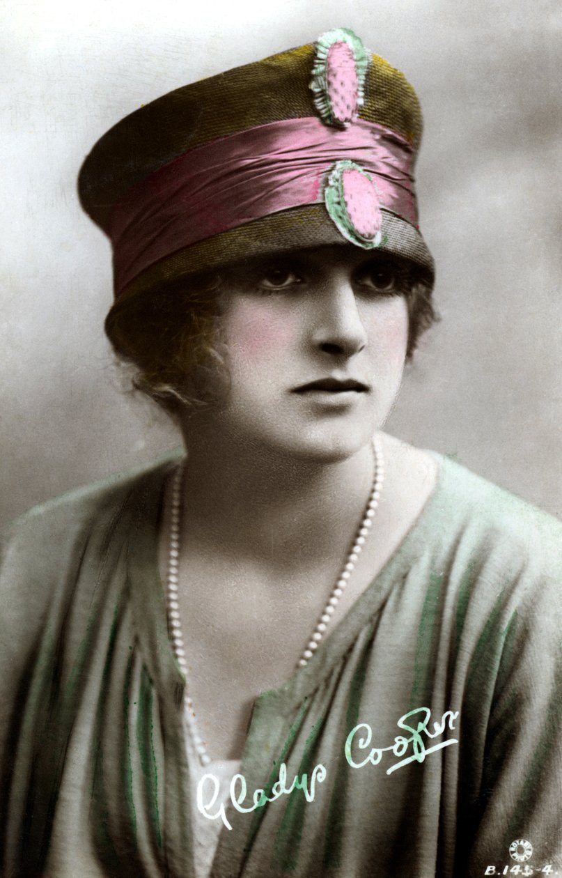 Gladys Cooper 1888-1971，英国女演员，二十世纪初。 作者 旋转照片