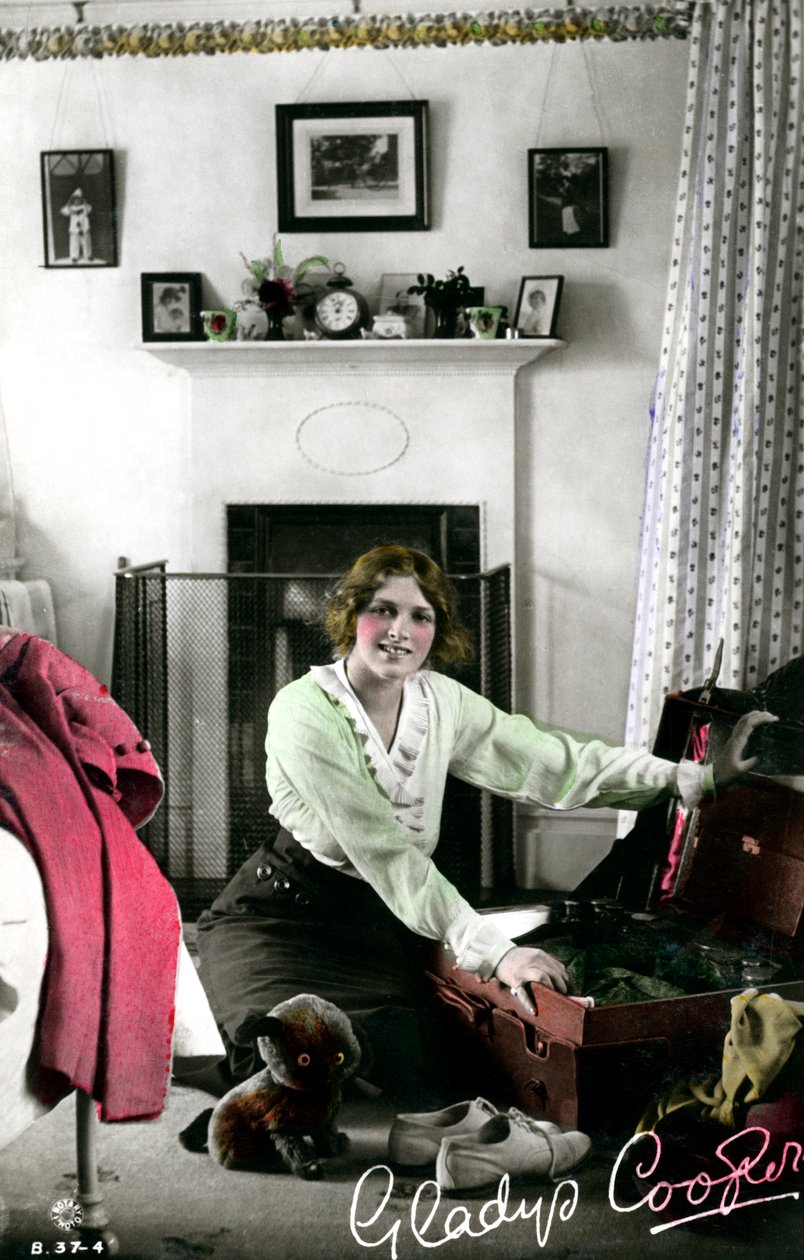 Gladys Cooper 1888-1971，英国女演员，二十世纪初。 作者 旋转照片