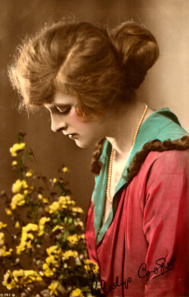 Gladys Cooper 1888-1971，英国女演员，二十世纪初。 作者 旋转照片