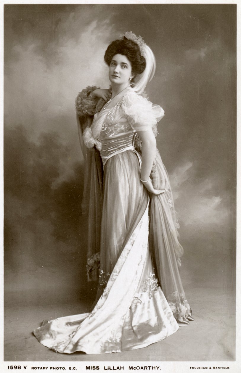 莉拉·麦卡锡（Lillah McCarthy），c1900年代的英国女演员和戏剧经理。 作者 旋转照片