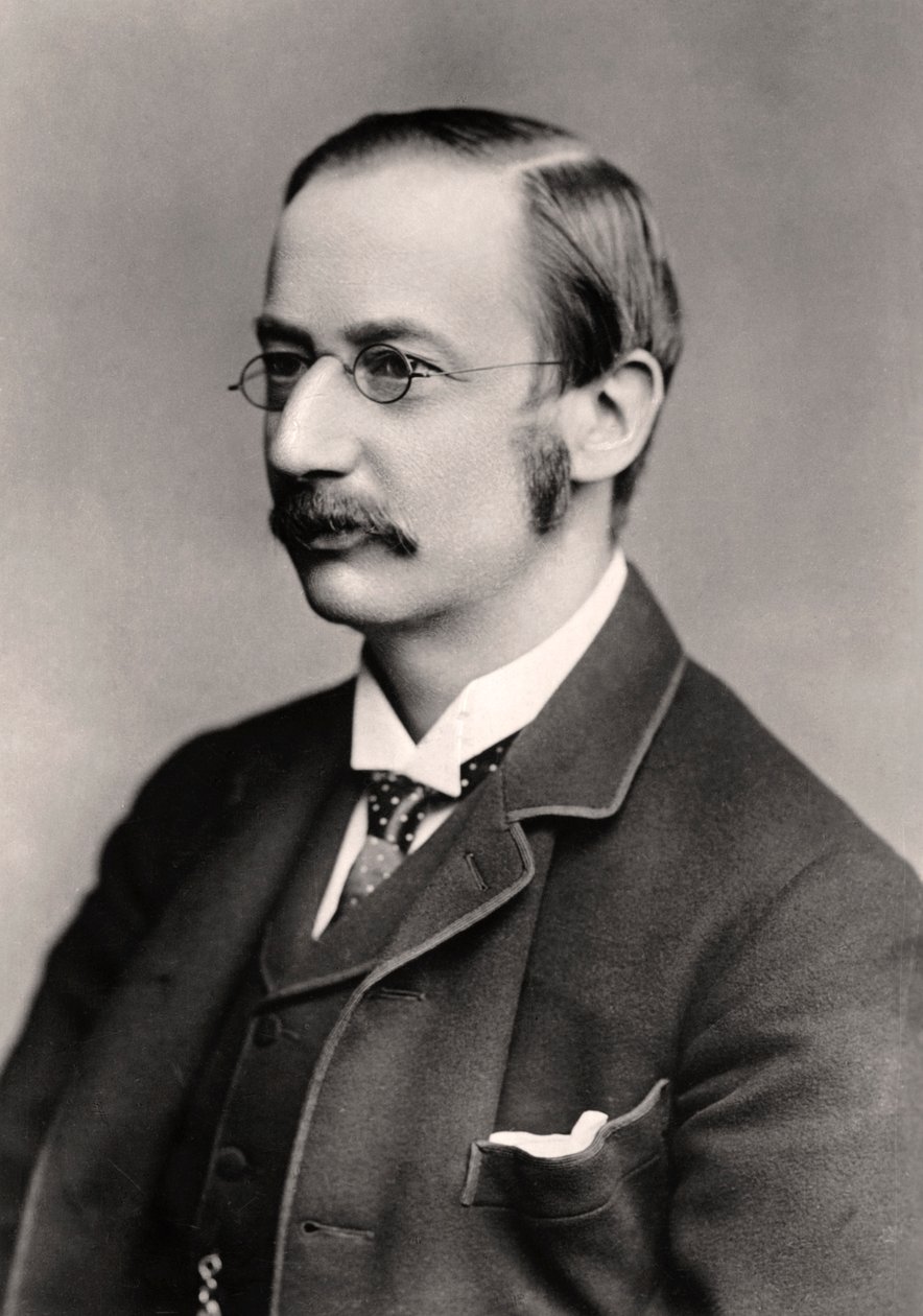 弗雷德里克·布里奇爵士（1845-1924），英国作曲家，1907年。 作者 旋转照片