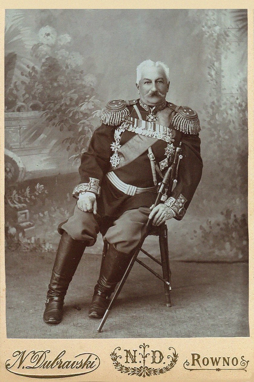 Konstantin Pavlovich Prezhbyano将军1840-1905年，1888年。 作者 罗夫诺。摄影工作室 N. Dubravski