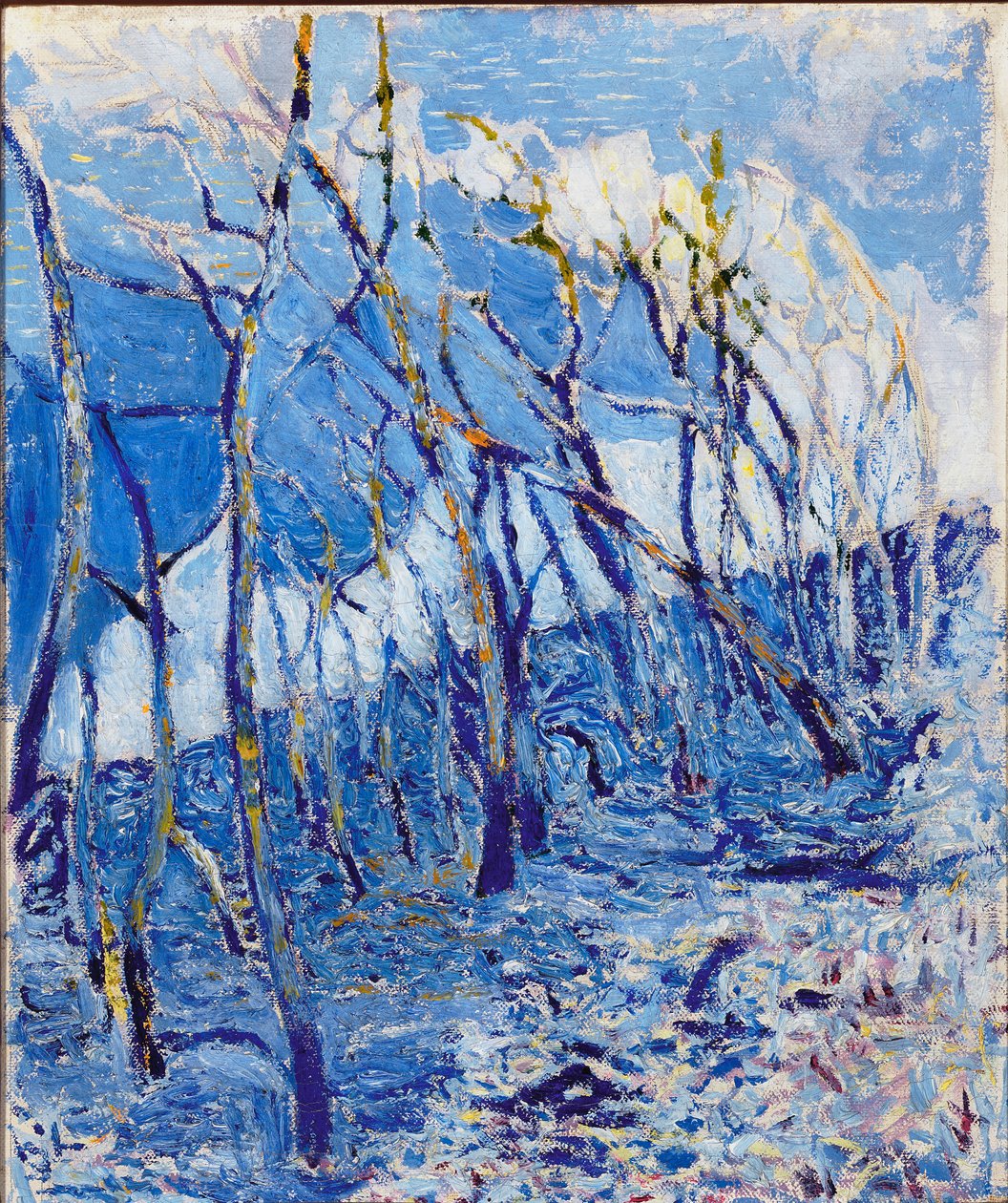 风景或栗子森林，。约1918-21 作者 鲁巴尔多·梅雷洛