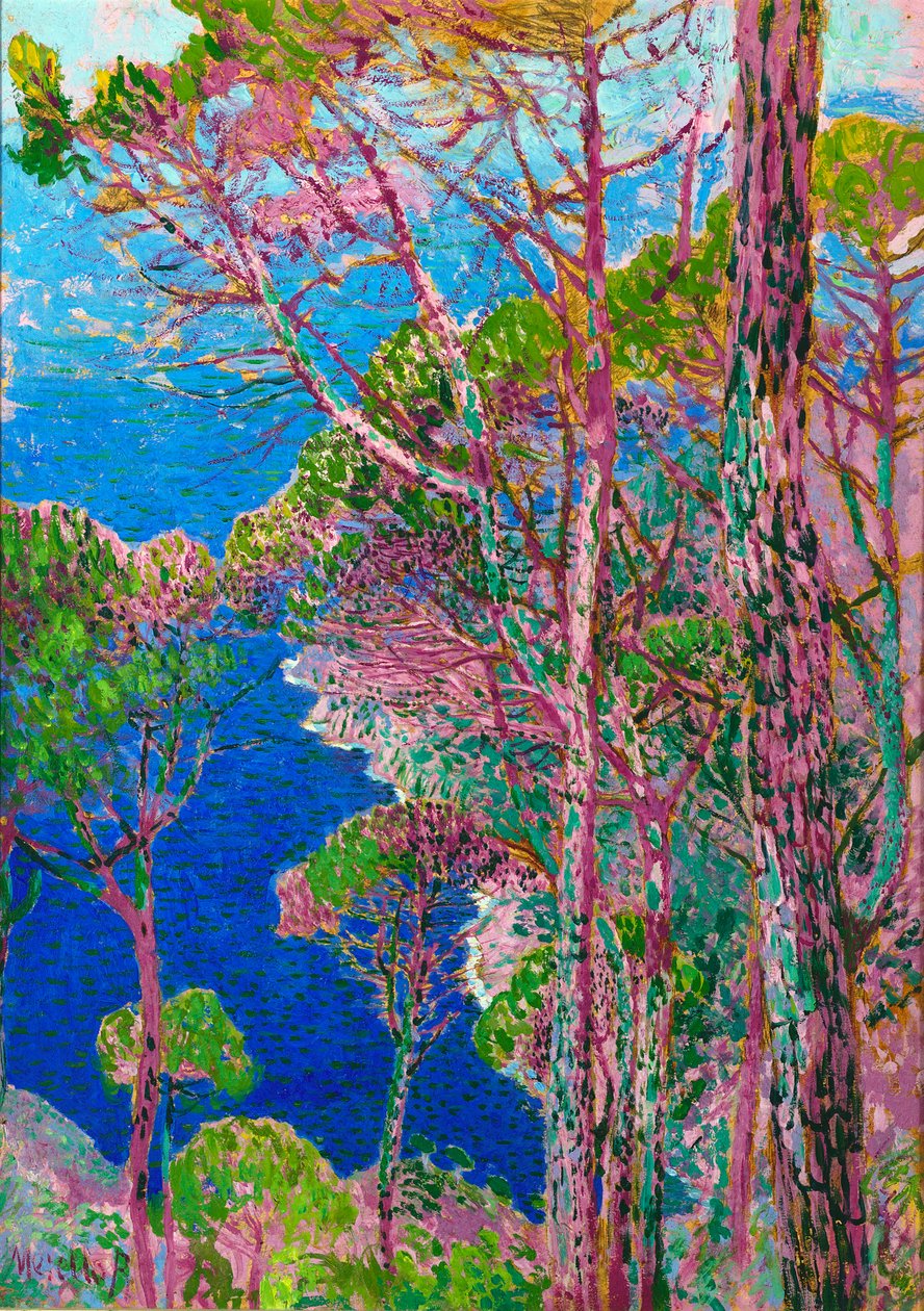 海边的早晨，约1910-14年 作者 鲁巴尔多·梅雷洛
