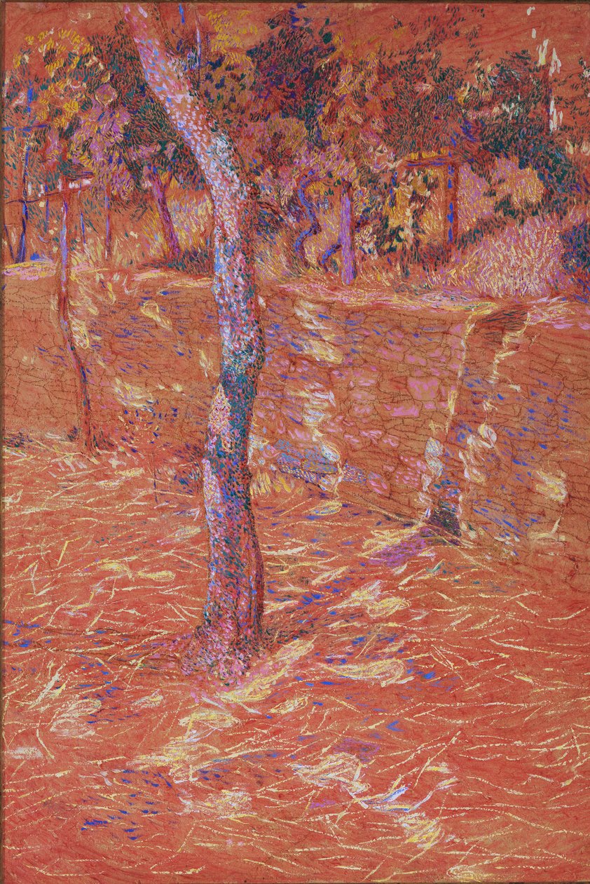 树和墙，1905-06年 作者 鲁巴尔多·梅雷洛
