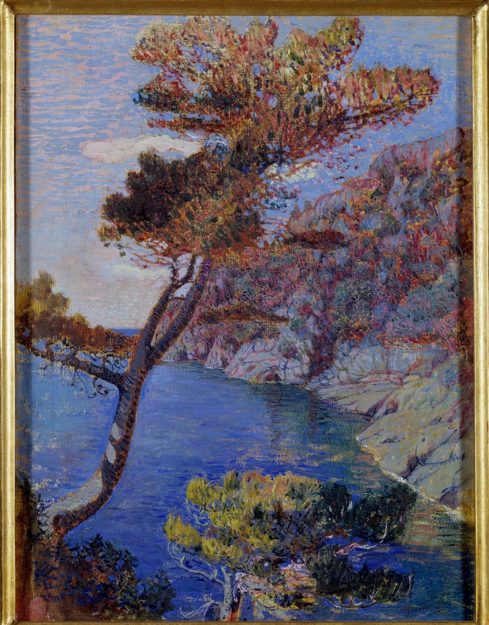 意大利波托菲诺风景画 Rubaldo Merello (1872-1922) Dim 60x46 cm Genes, Galleria d