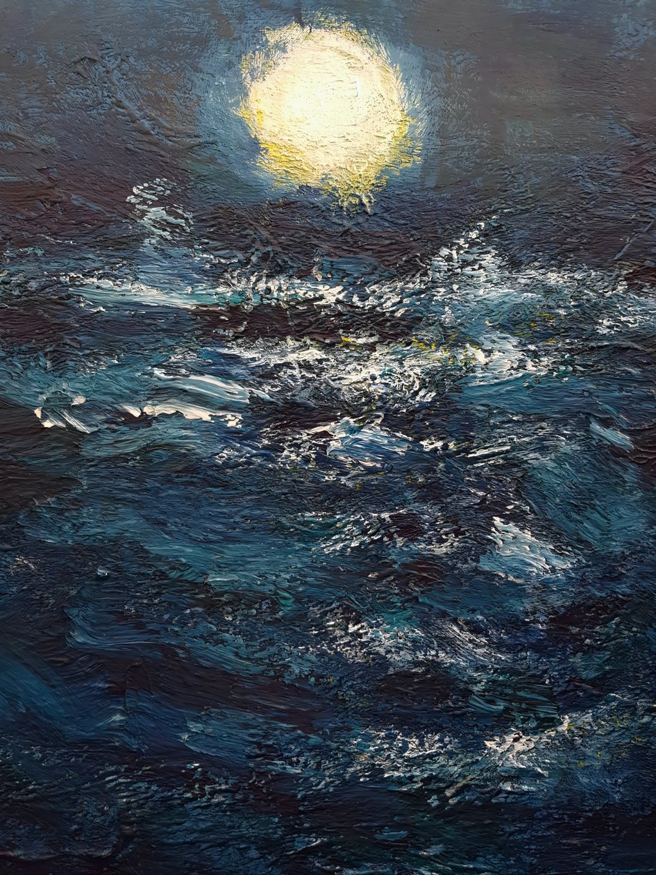 海上满月 作者 鲁克西