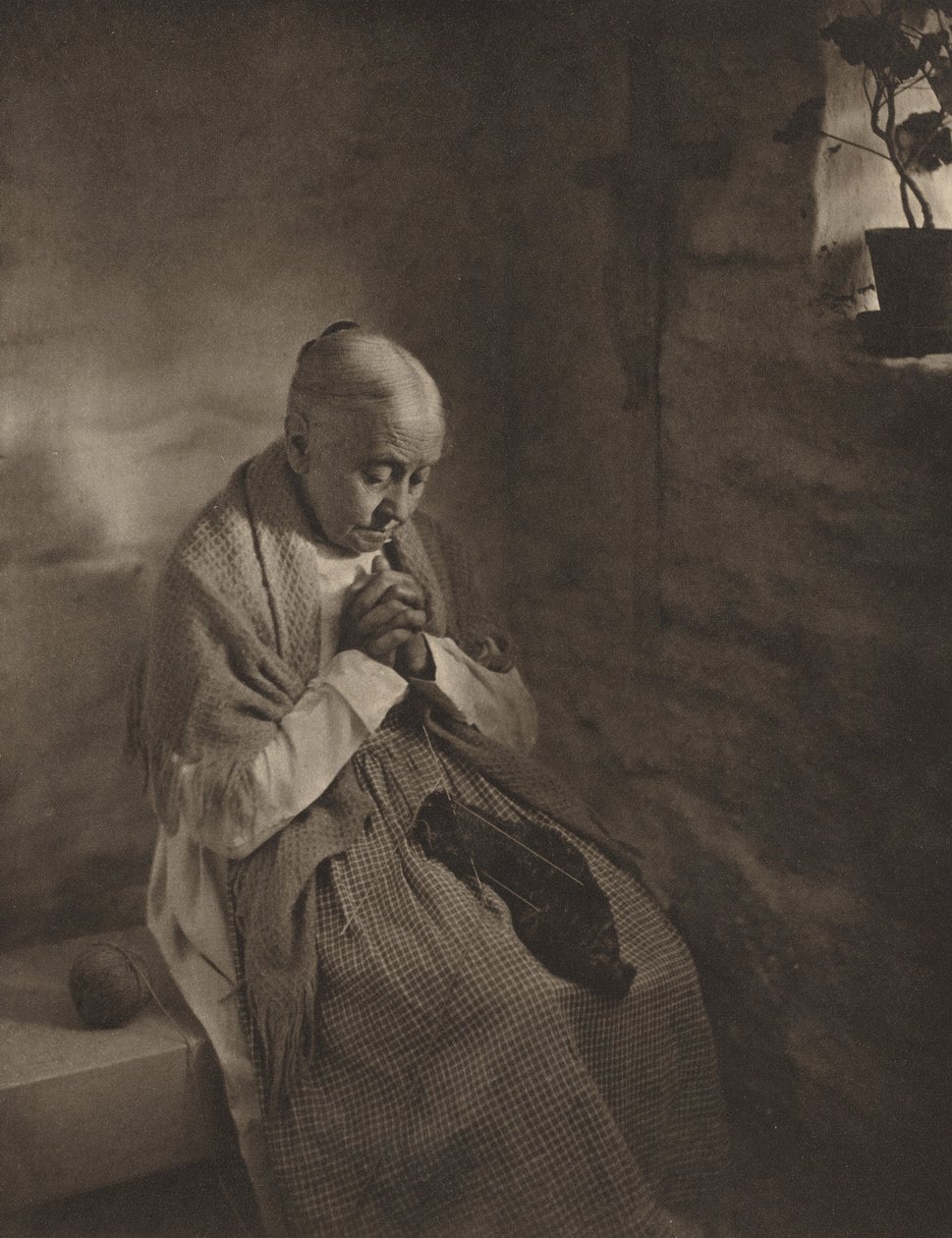 晚钟，1899 年（照片） 作者 鲁道夫·艾克迈耶
