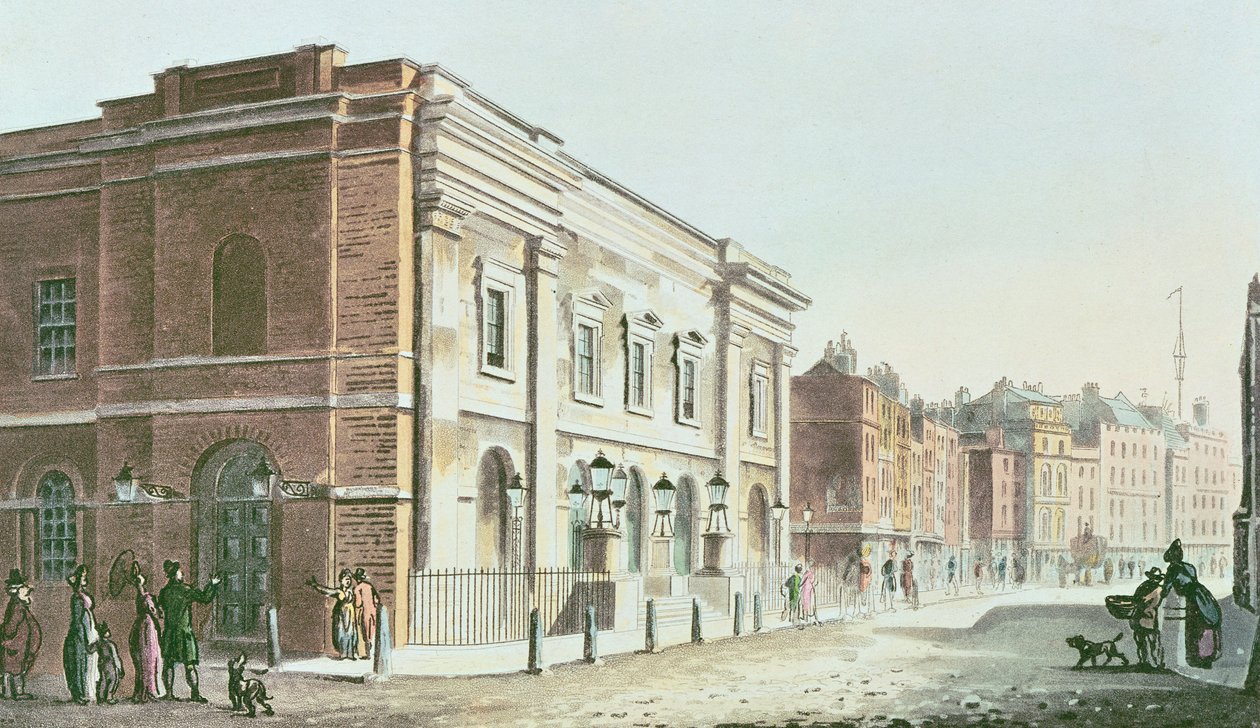 新的Drury Lane剧院，1812年 作者 鲁道夫·阿克曼