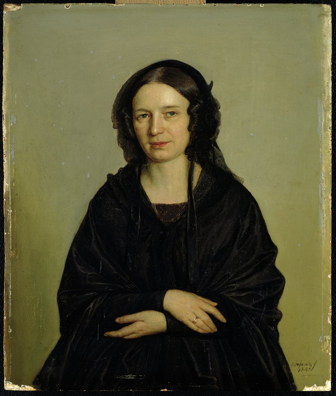 玛丽克莱默（1797-1871），1845年 作者 鲁道夫·弗里德里希·瓦斯曼
