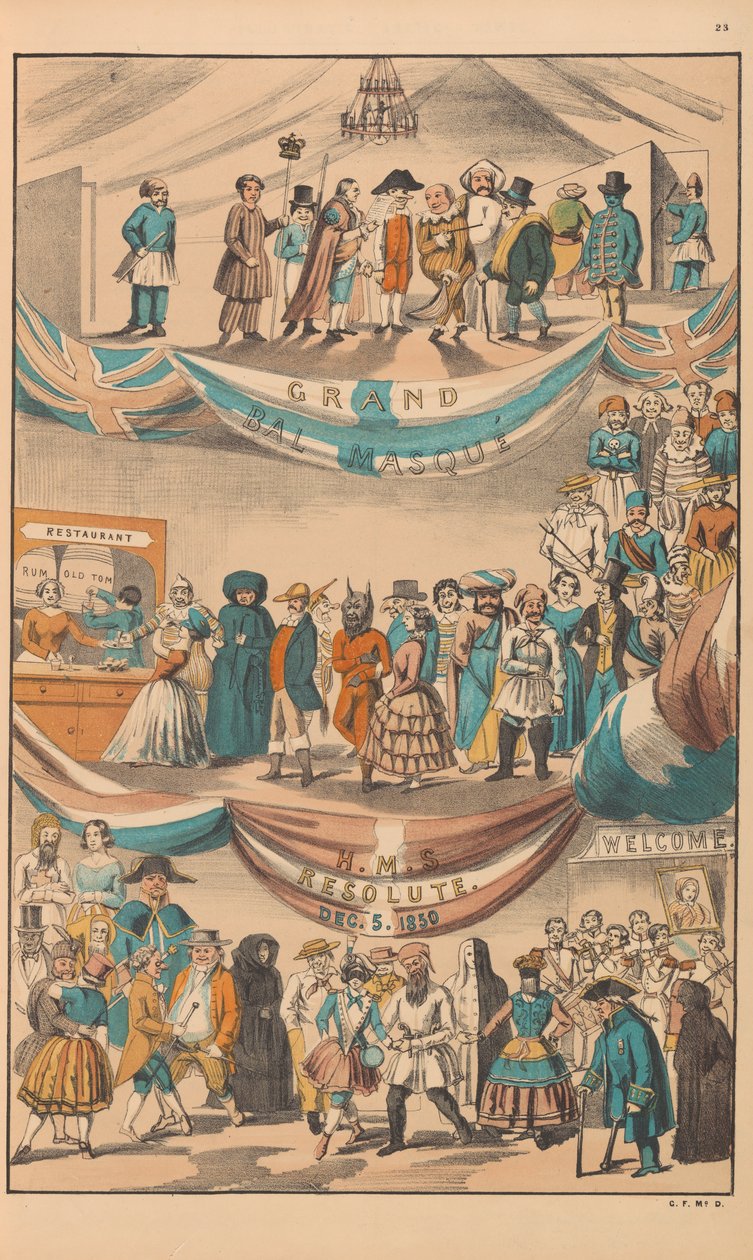 画报》传真件，约 1852 年（传真件） 作者 鲁道夫·阿克曼