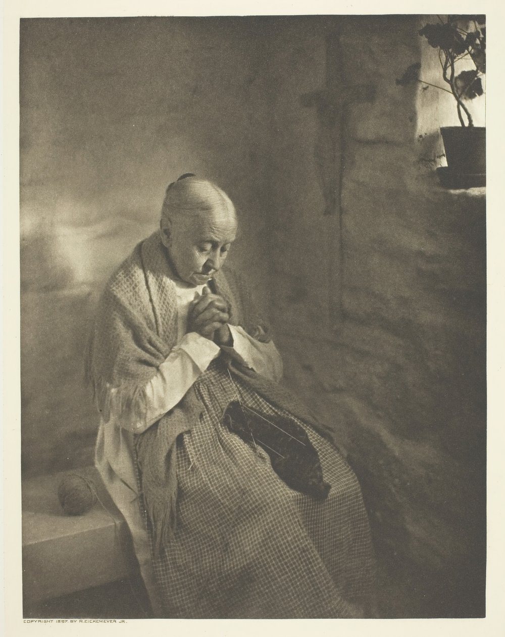 晚祷钟声，1897年。 作者 鲁道夫·艾奇迈耶