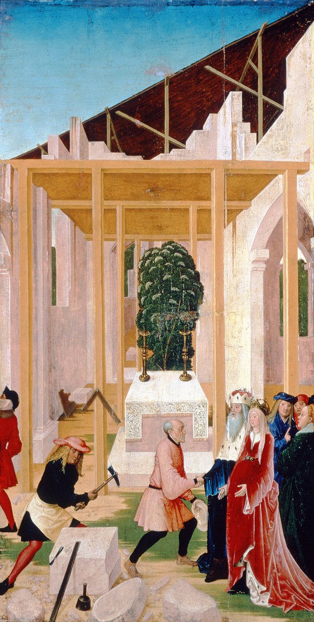 传说中的圣利奥波德传奇，1505（面板上的蛋彩画） 作者 Rueland Frueauf