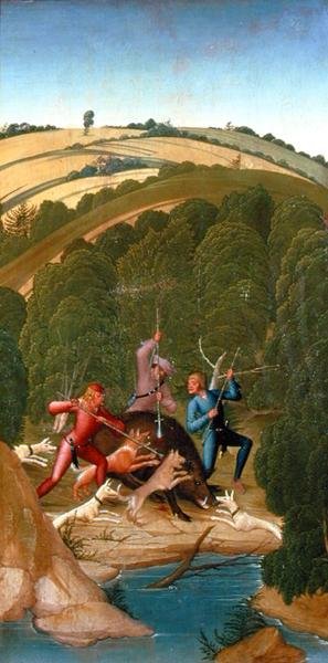 圣利奥波德传说中的场景 作者 Rueland the Younger Frueauf