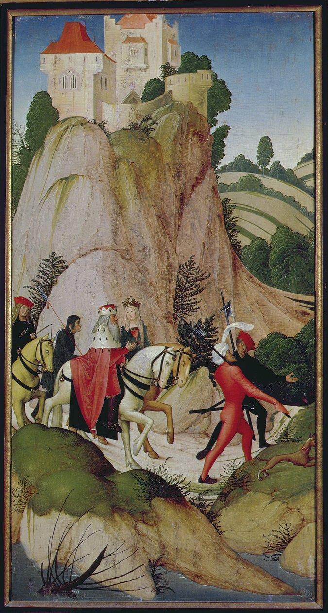 传说中的圣利奥波德传奇，1505（面板上的蛋彩画） 作者 小村庄Rueland