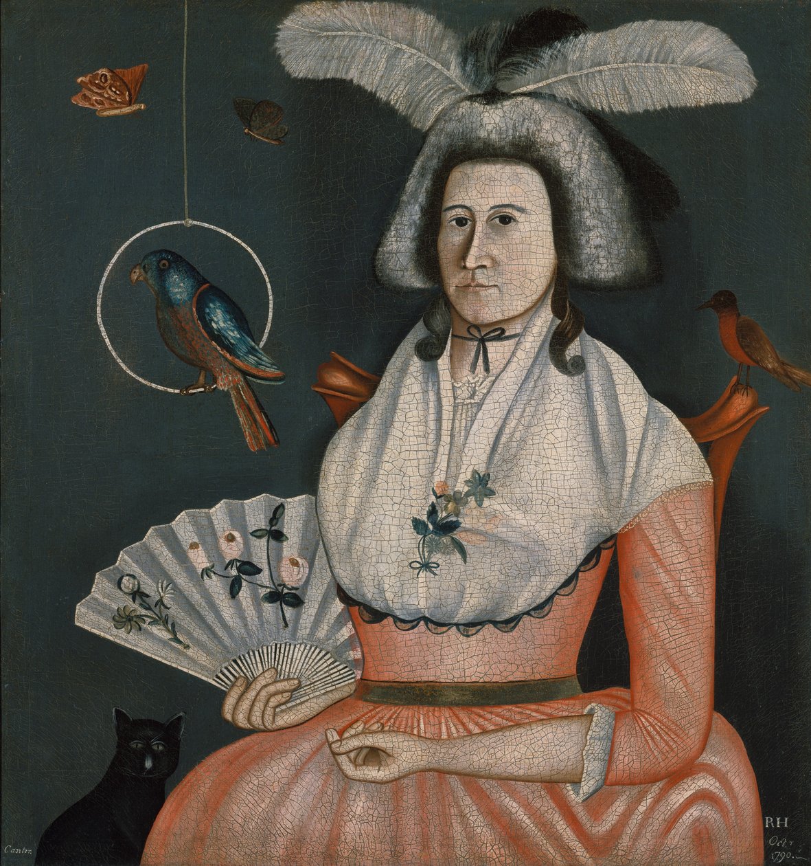 莫利-威尔士-弗比斯，1790年。 作者 鲁弗斯·海瑟薇（Rufus Hathaway）