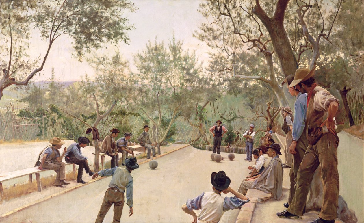 布尔斯球员，1882年 作者 Ruggero Focardi