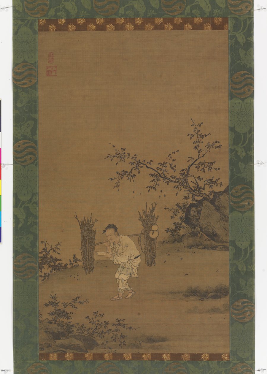 朱梅辰，约 1450 年（绢本水墨设色） 作者 芮石