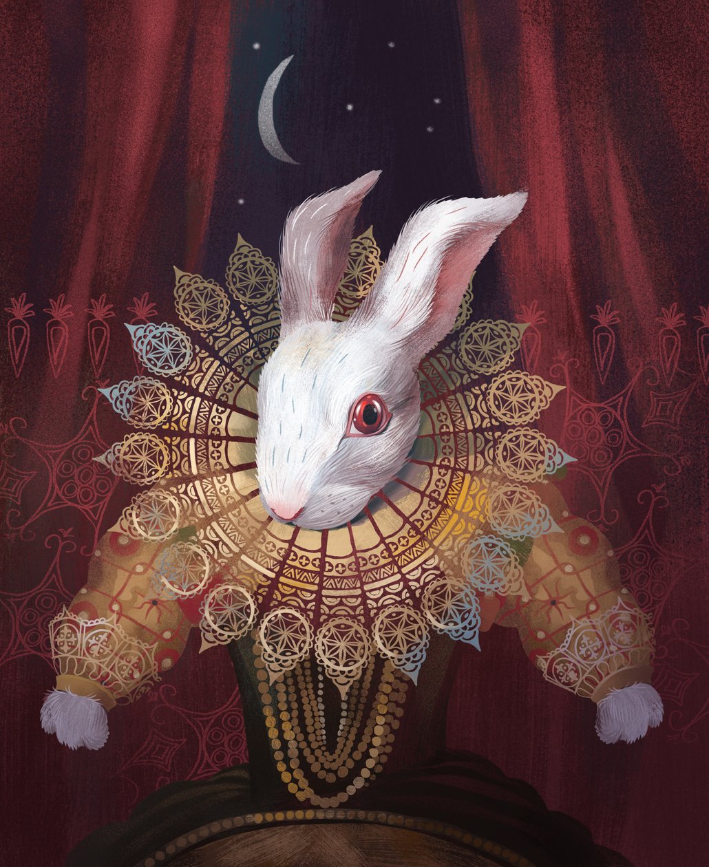 白色像月亮，2016，（ 作者 露娜（Runa Anastasiya Rudaya）