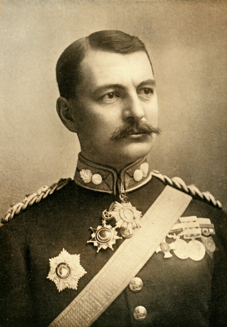 H.M.Leslie-Rundle爵士，K.C.B.将军"，1901年。 作者 罗素和儿子