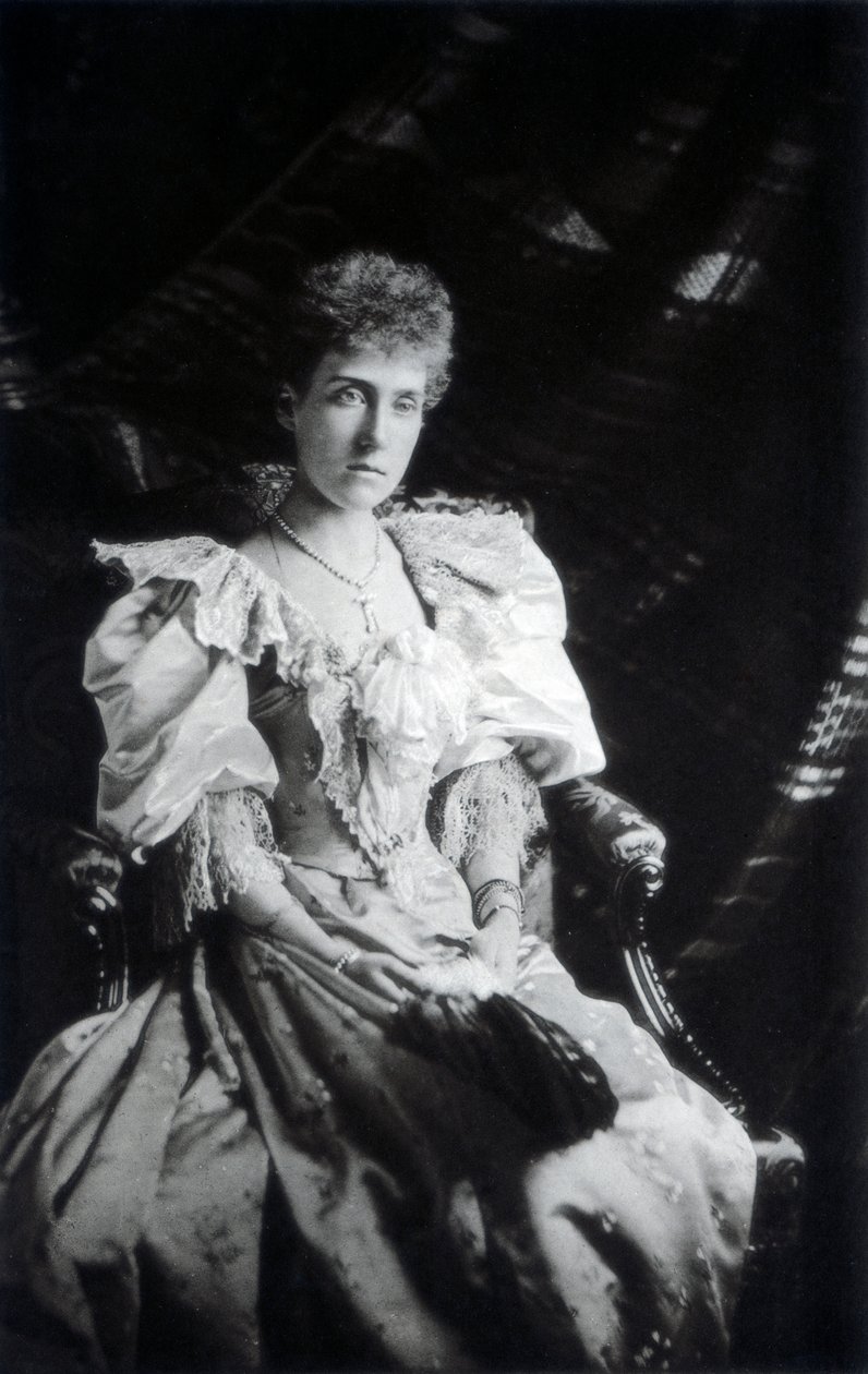 石勒苏益格-荷尔斯泰因州的玛丽·路易斯公主（Marie Louise），1872-1956年，十九世纪末。 作者 罗素和儿子