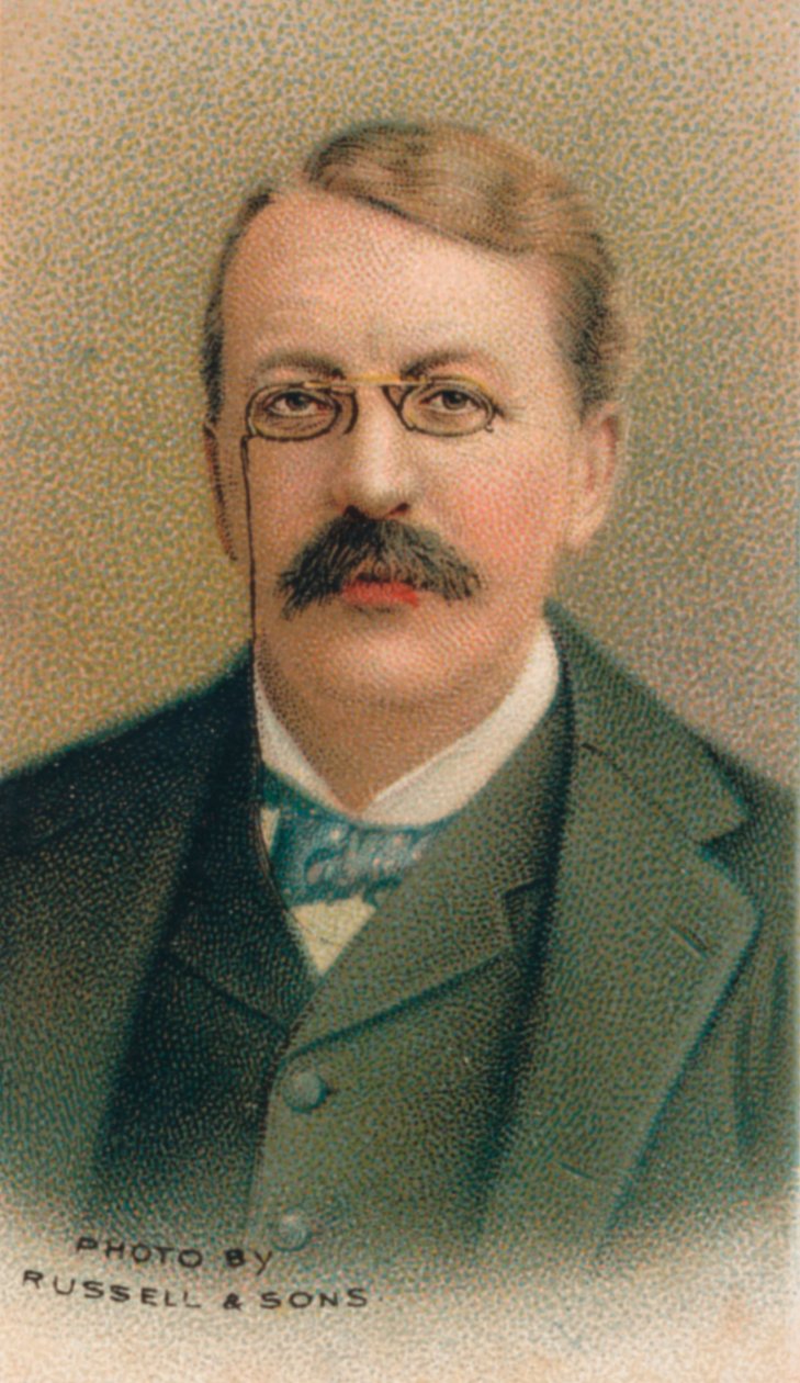 查尔斯-维利尔斯-斯坦福爵士1852-1924，爱尔兰作曲家、音乐教师和指挥家，1911年 作者 罗素和儿子