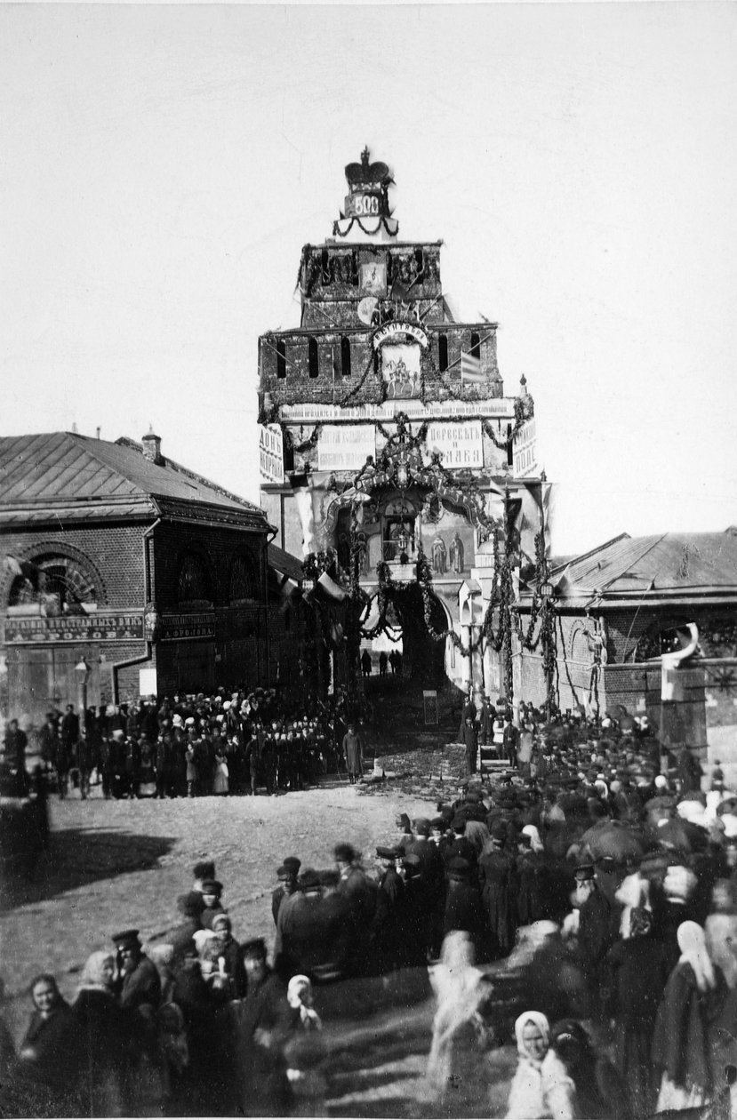 庆祝Kulikovo战役500周年，于1880年在科洛姆纳举行 作者 俄罗斯摄影师