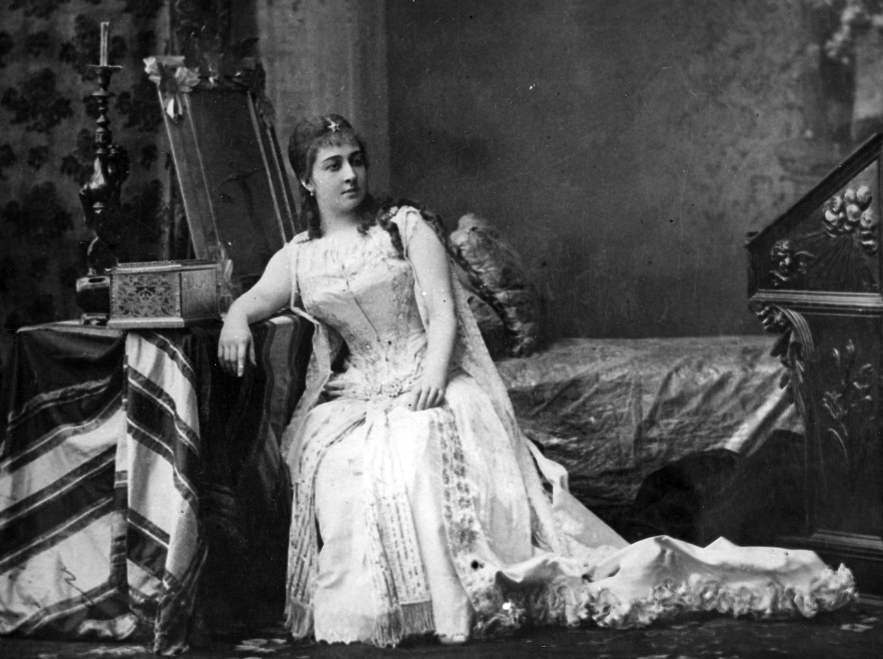 Nina Alexandrovna Fride as Desdemona，1897 作者 俄罗斯摄影师