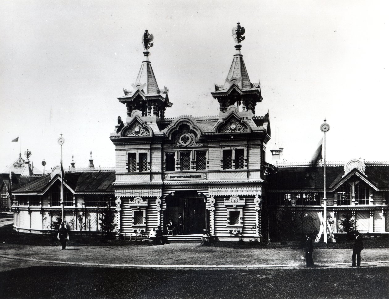慈善机构馆，全俄工业和艺术展，下诺夫哥罗德，1896年 作者 俄罗斯摄影师