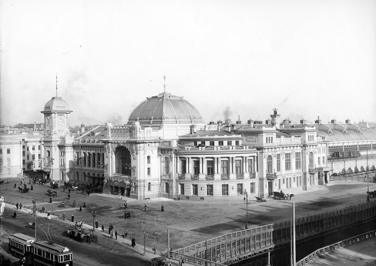 1904年后，圣彼得堡的Tsarskoye Selo火车站 作者 俄罗斯摄影师