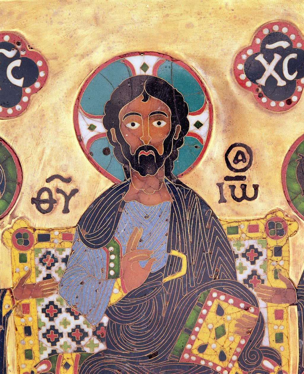 Christ Enthroned（景泰蓝珐琅） 作者 俄语学校