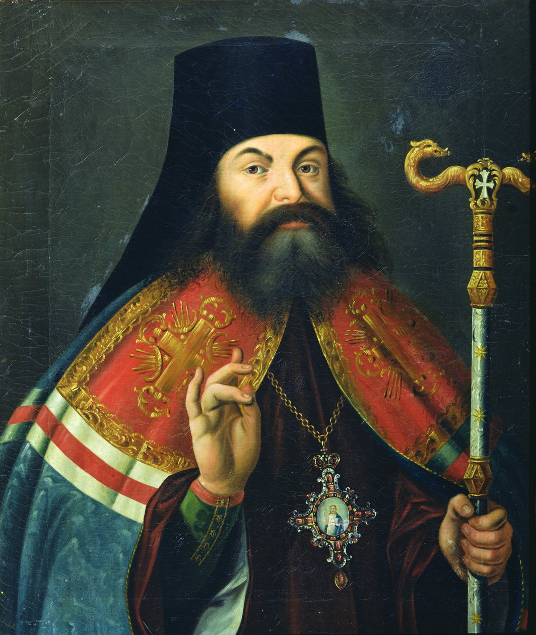 Theofan Prokopovich的肖像（1681-1736） 作者 俄语学校