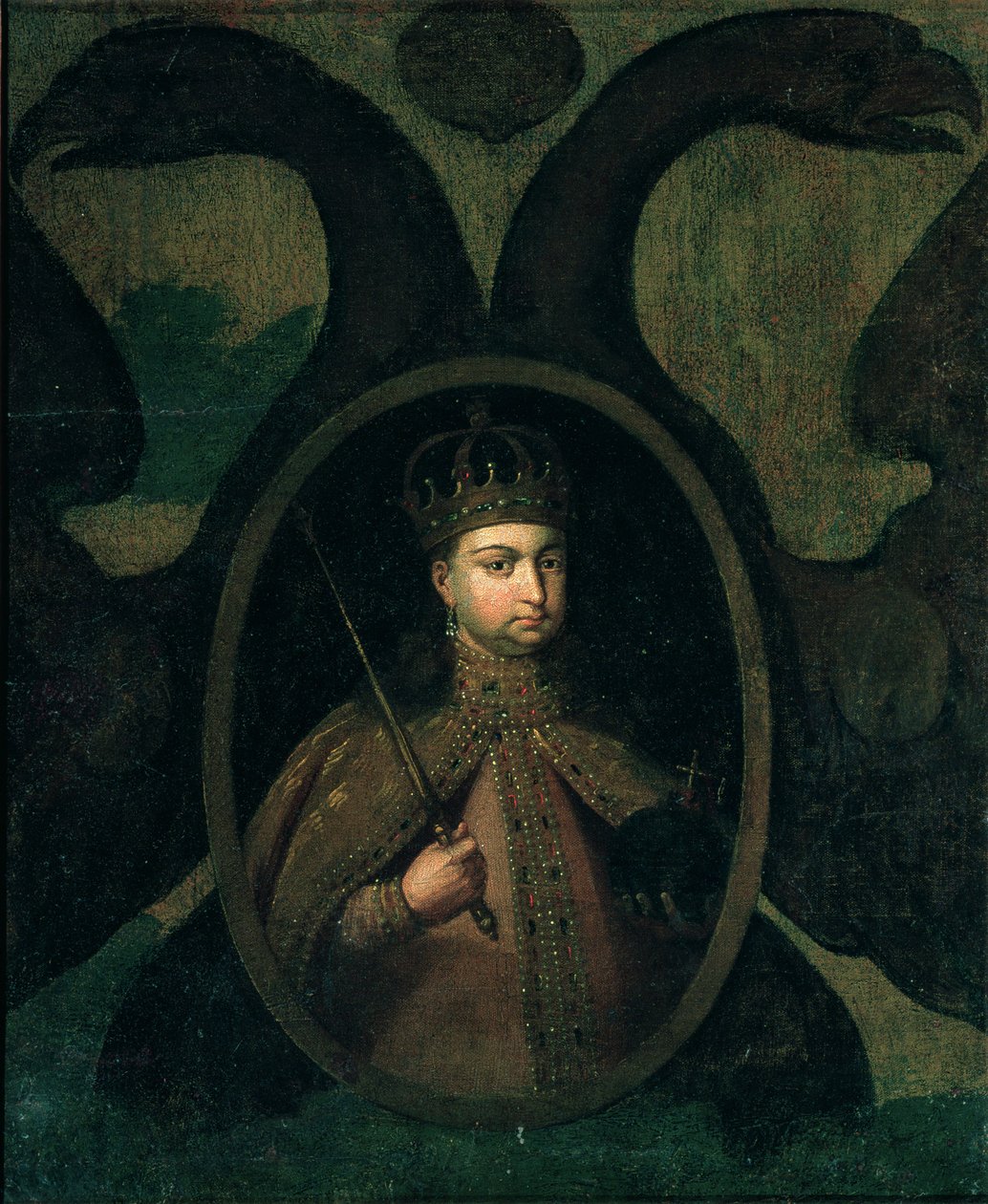Tsarevna Sophia Alexeevna，（1657-1704）1680年代 作者 俄语学校