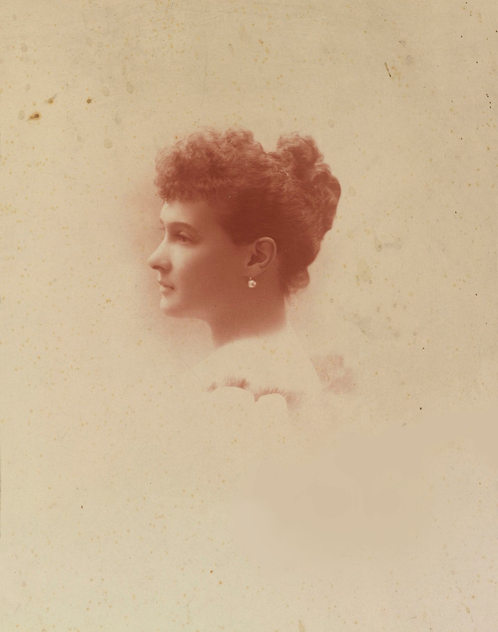 Marie Pavlovna de Russie - 俄罗斯大公夫人玛丽亚-巴甫洛夫娜（1854-1920 年），佚名。银明胶摄影 作者 俄罗斯摄影师