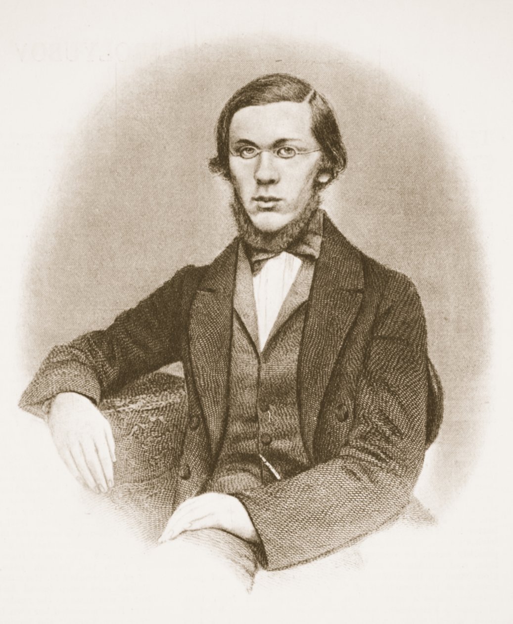 Nikolai Dobrolyubov（棕褐色照片） 作者 俄语学校