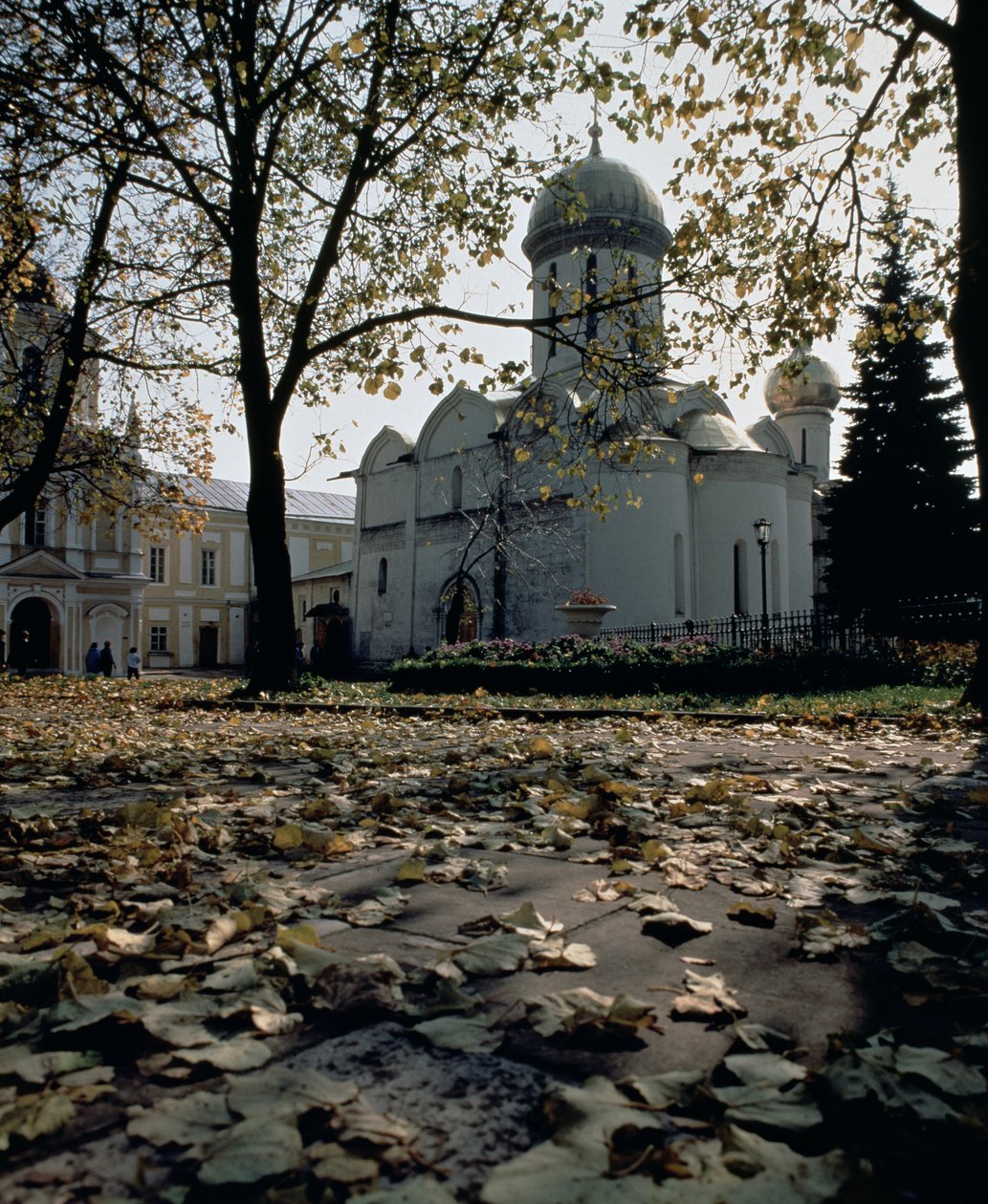 Trinity St. Sergius大教堂，由Radonesh的St. Sergius建立的c.1340 作者 俄语学校