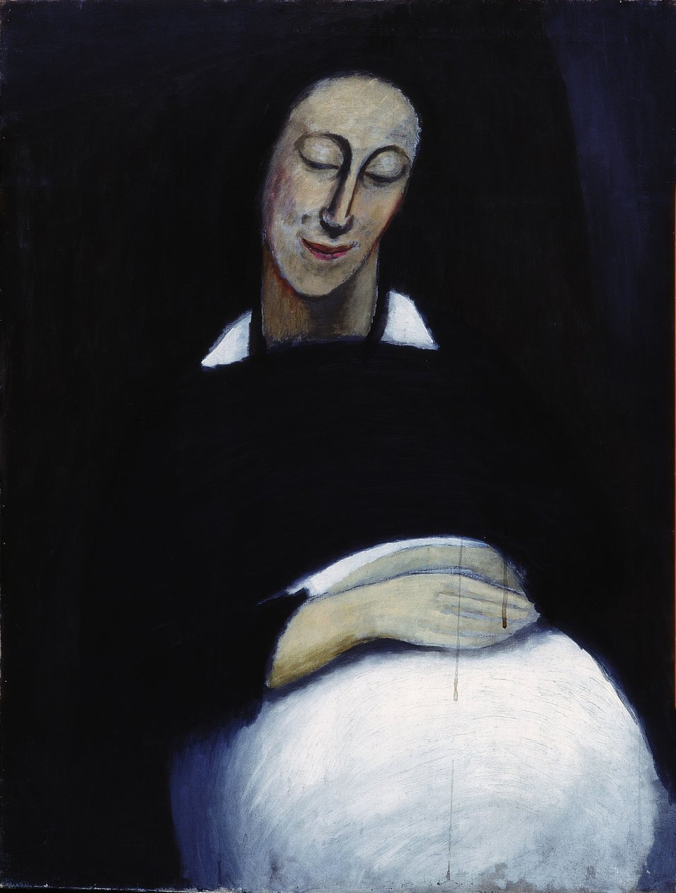 沉睡的女人（布面油画） 作者 露丝·亚当斯