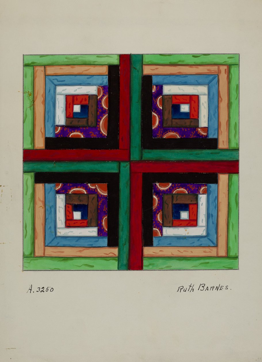 被子，约1936年。 作者 露丝·M·巴恩斯