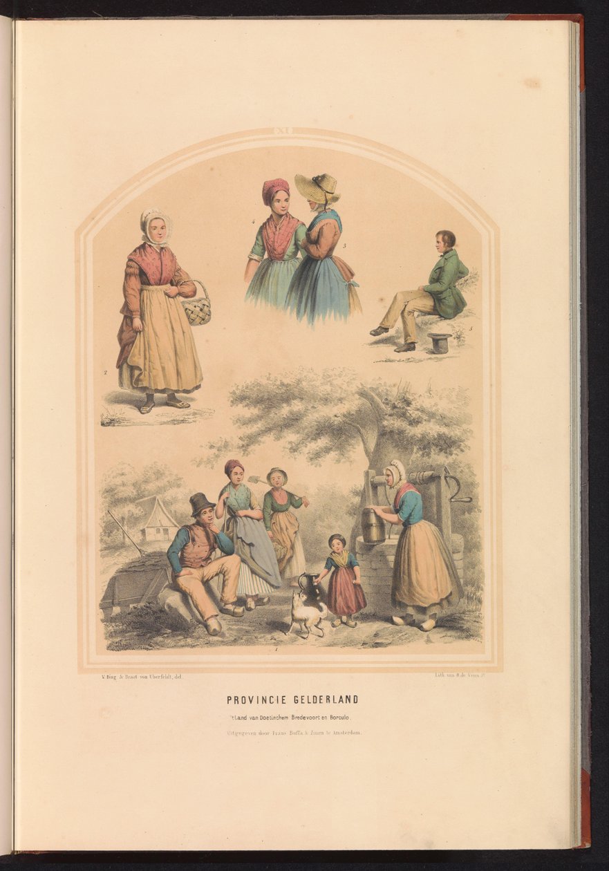 海尔德兰省的传统服装，1857 年 海尔德兰省 / 