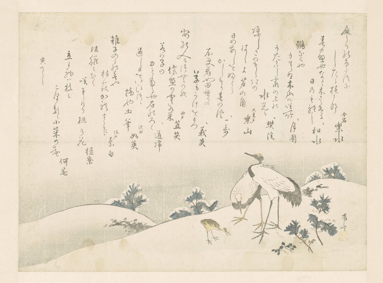 诗与鹤 作者 龙宫京心斋