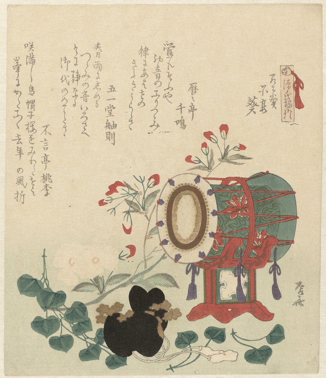 鼓、朝服和鲜花
源氏物语
源氏物语（实物上的系列名称） 作者 龙宫京心斋