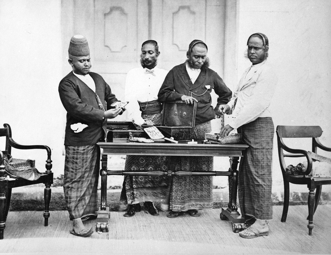 加勒的珠宝商，c.1872 作者 S. and Shepherd，C.伯恩