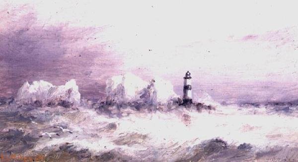 怀特岛的针刺（棋盘）（The Needles, Isle of Wight）。 作者 SL Kilpack