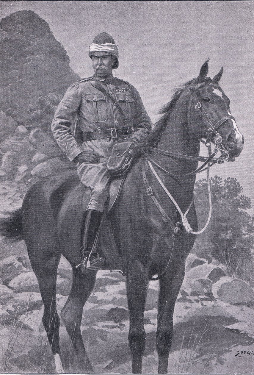 雷德弗斯-布勒将军（Sir Redvers Buller GCB KCMG）（石膏像）。 作者 贝格