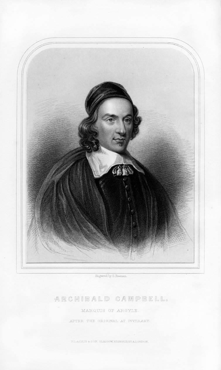 阿奇博尔德·坎贝尔（Archibald Campbell），苏格兰政治家阿盖尔第一侯爵，1870年。 作者 弗里曼