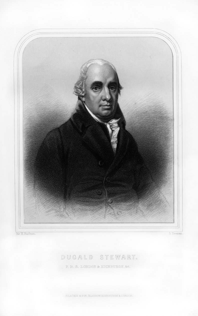 Dugald Stewart，苏格兰哲学家，1870年 作者 弗里曼