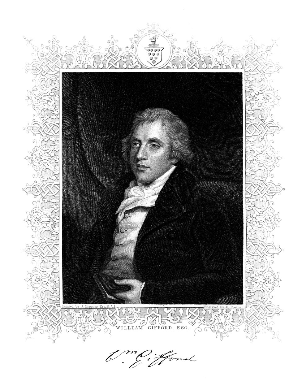 威廉·吉福德（William Gifford），英国评论家，编辑和诗人，十九世纪。 作者 弗里曼