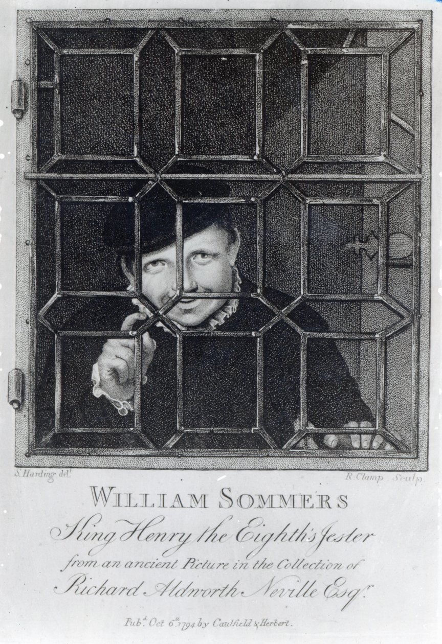 威廉·索默斯（William Sommers），由R. Clamp雕刻，1794年 作者 哈丁