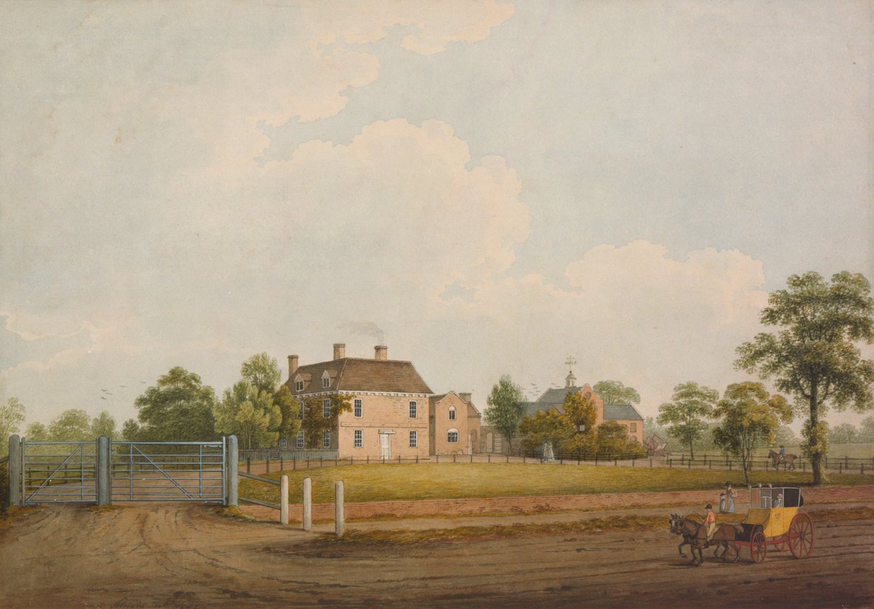 荷马家庭住宅，巴尔索斯荒地，1799年 作者 莱特